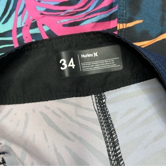 Hurley Men’s Bird Rock 17” Volley Board Shorts size 34 - Picture 8 of 9